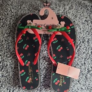JUICY COUTURE CHERRY SANDALS